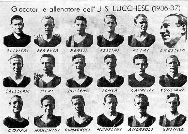 Erbstein e la Lucchese della Serie A