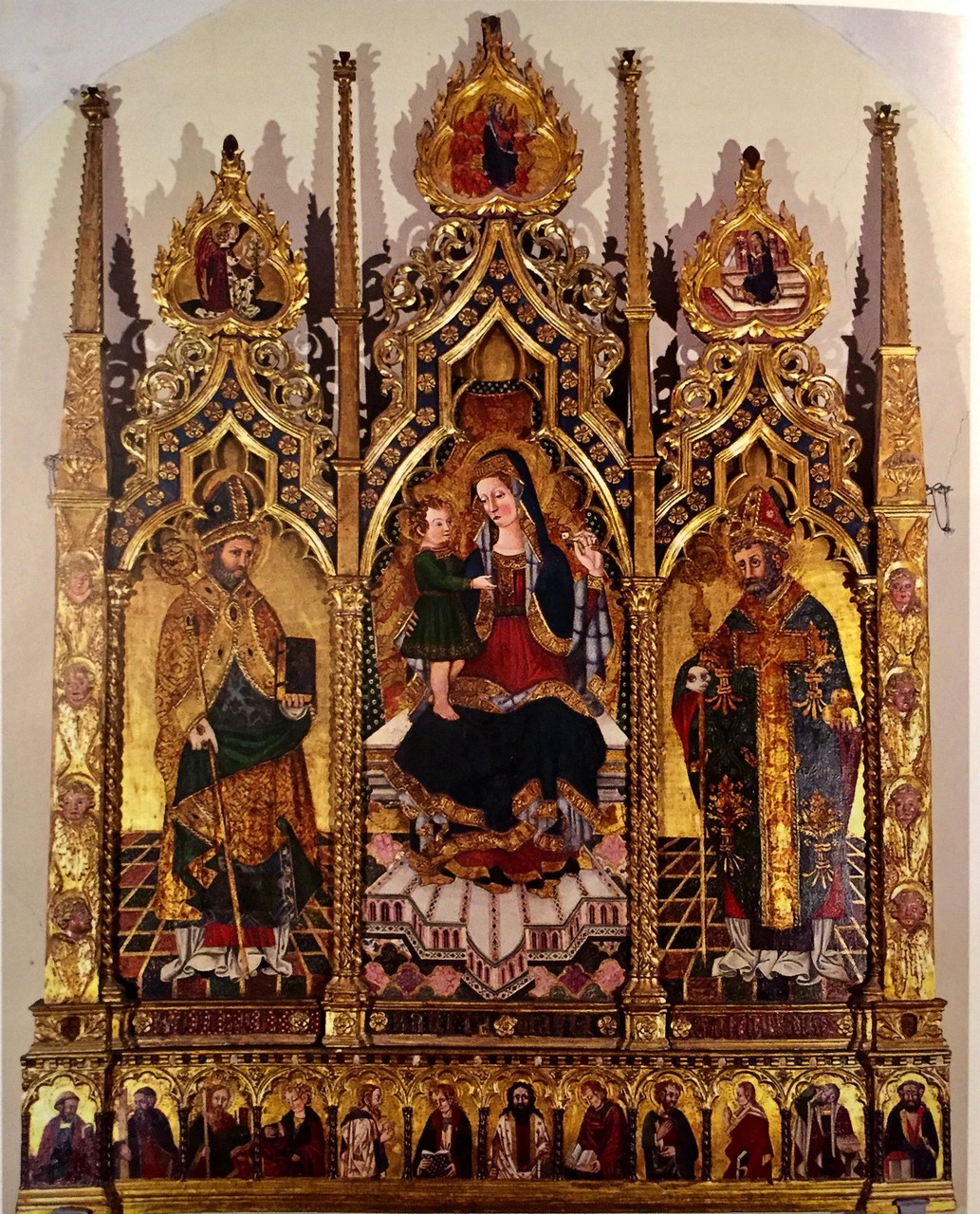 Trittico della «Madonna col Bambino, San Prospero e San Nicola di Bari»
